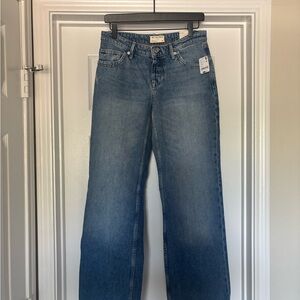 We The Free Blue Flare & Wide Leg Jeans